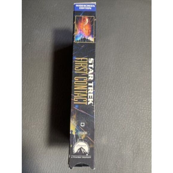 Star Trek: First Contact (VHS, Widescreen) Holo Hologram Front Case Minimal Wear - Picture 4 of 8